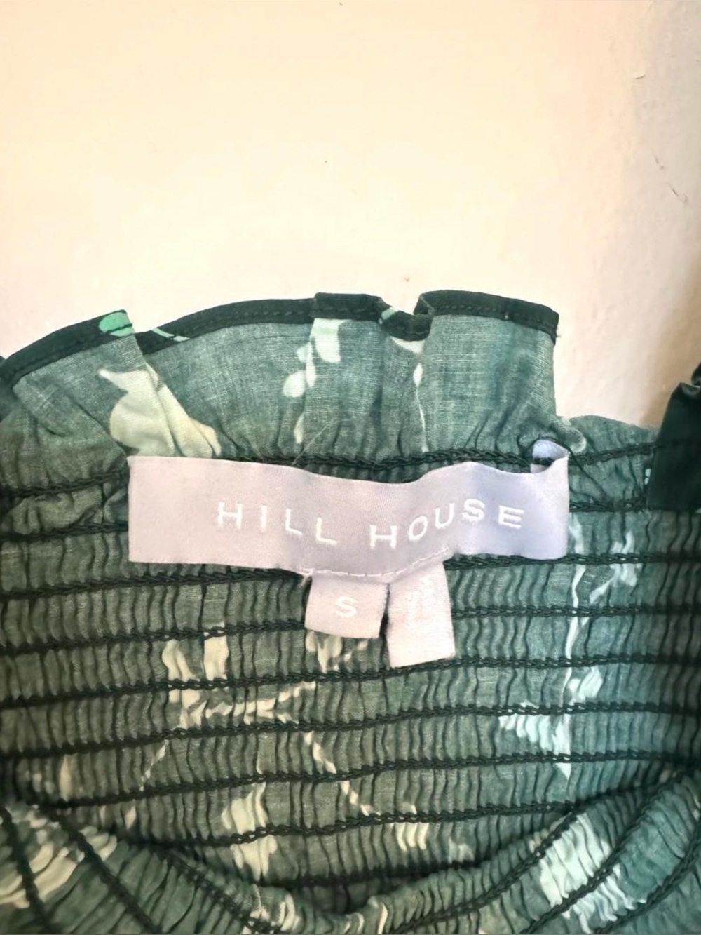 Hill House Home Smocked Top, Size S - Picture 3 of 4